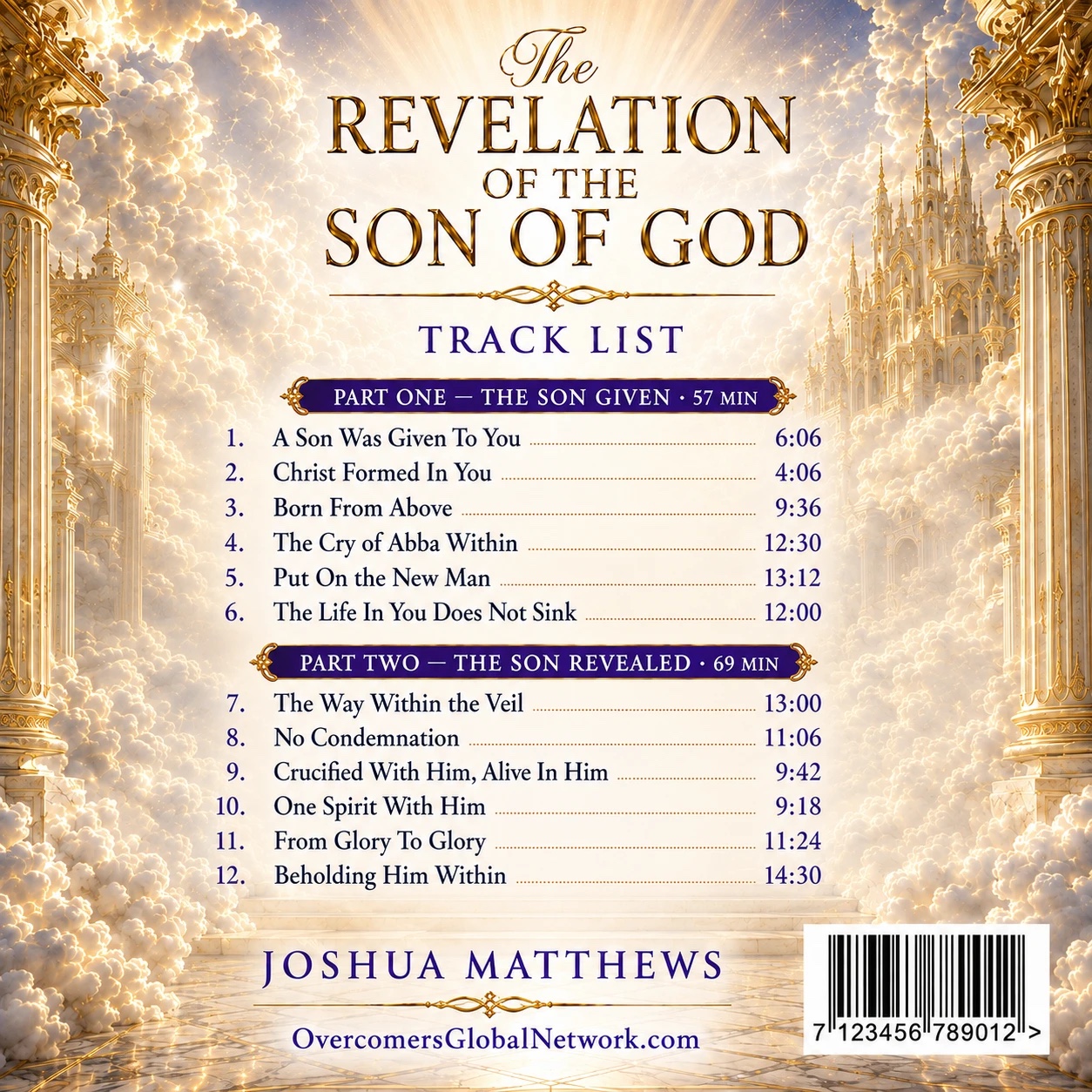 The Revelation of the Son of God Back Cover
